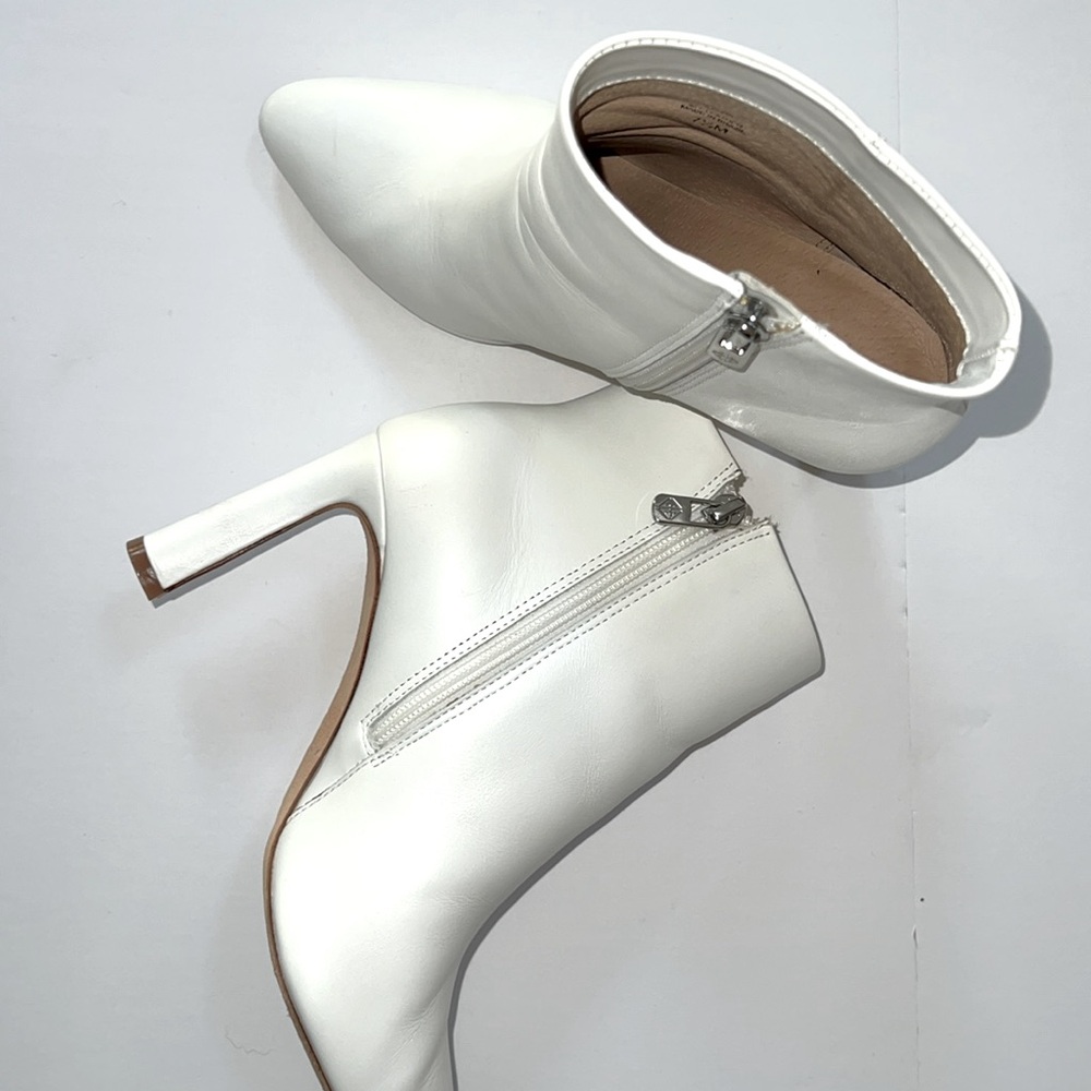 ANTONIO MELANI WHITE BOOTIES